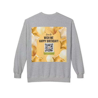 Birthday - Unisex Midweight Softstyle Fleece Crewneck Sweatshirt