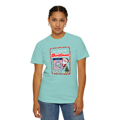 Unisex Christmas Spirit Garment-Dyed Shirt