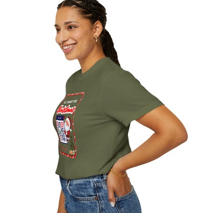 Unisex Christmas Spirit Garment-Dyed Shirt