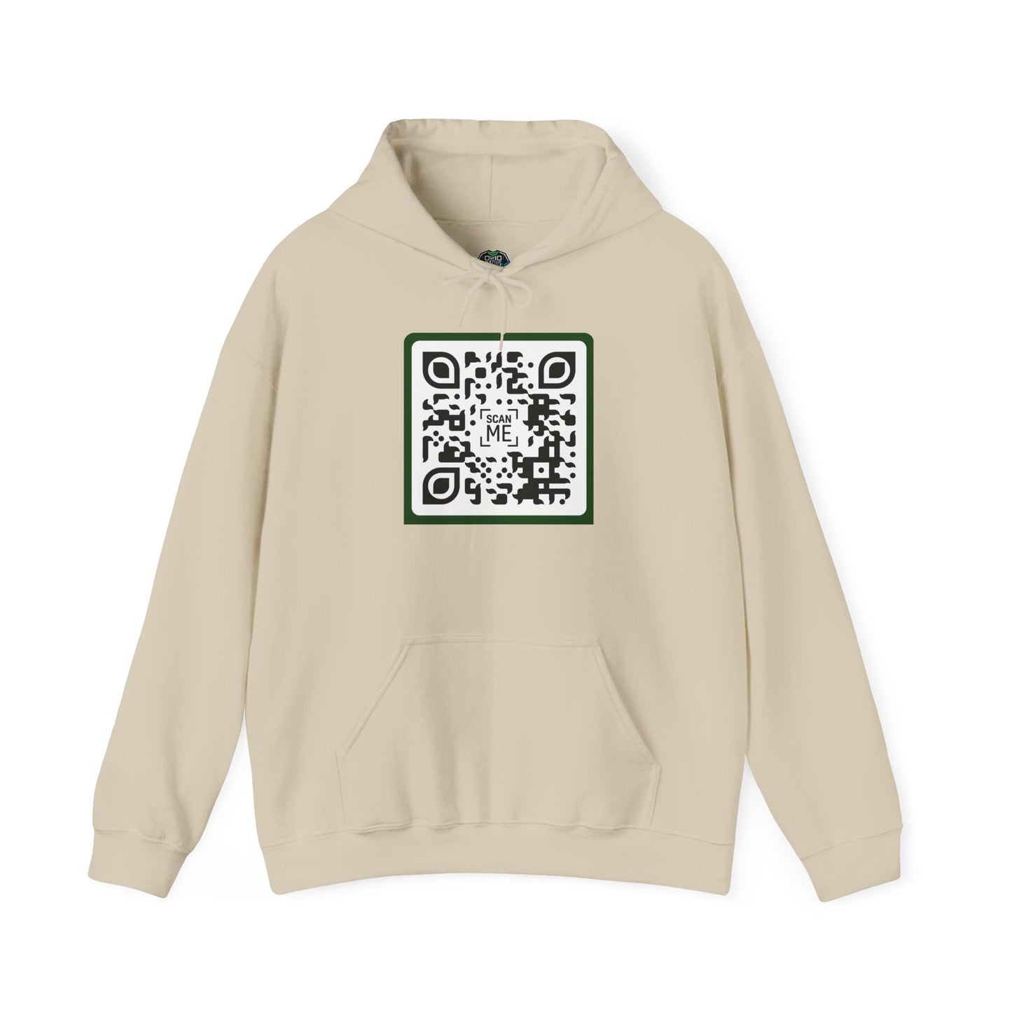 Scannable 'Someone Loves You' QR hoodie