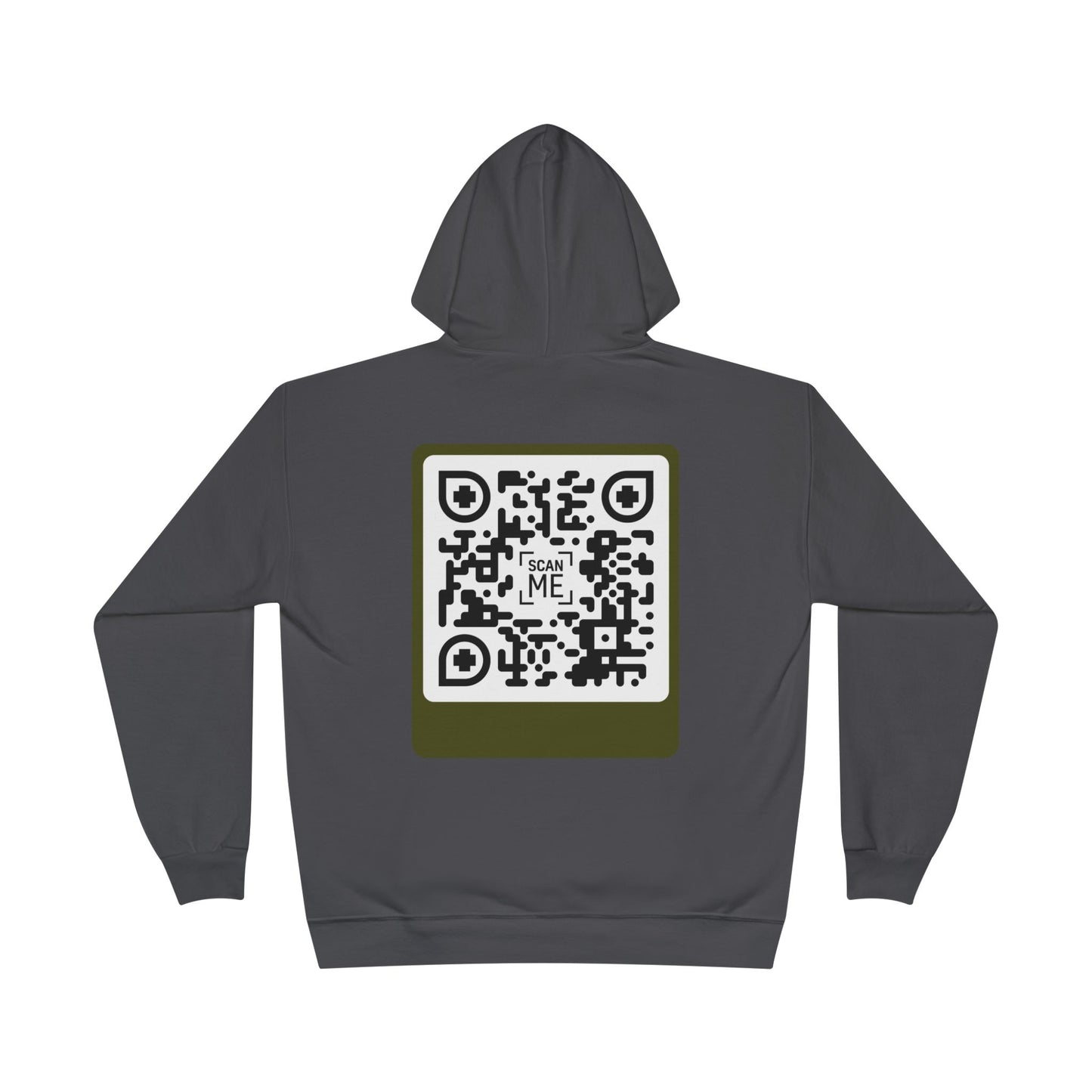 Scannable 'Smile' QR Code Hoodie