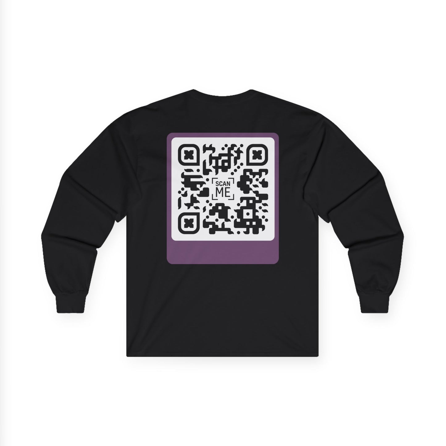 QR Long Sleeve Tee - Scannable 'Awesome'