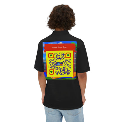 QR Custom "Sflo Bros Bounce house" Men's Piqué Polo