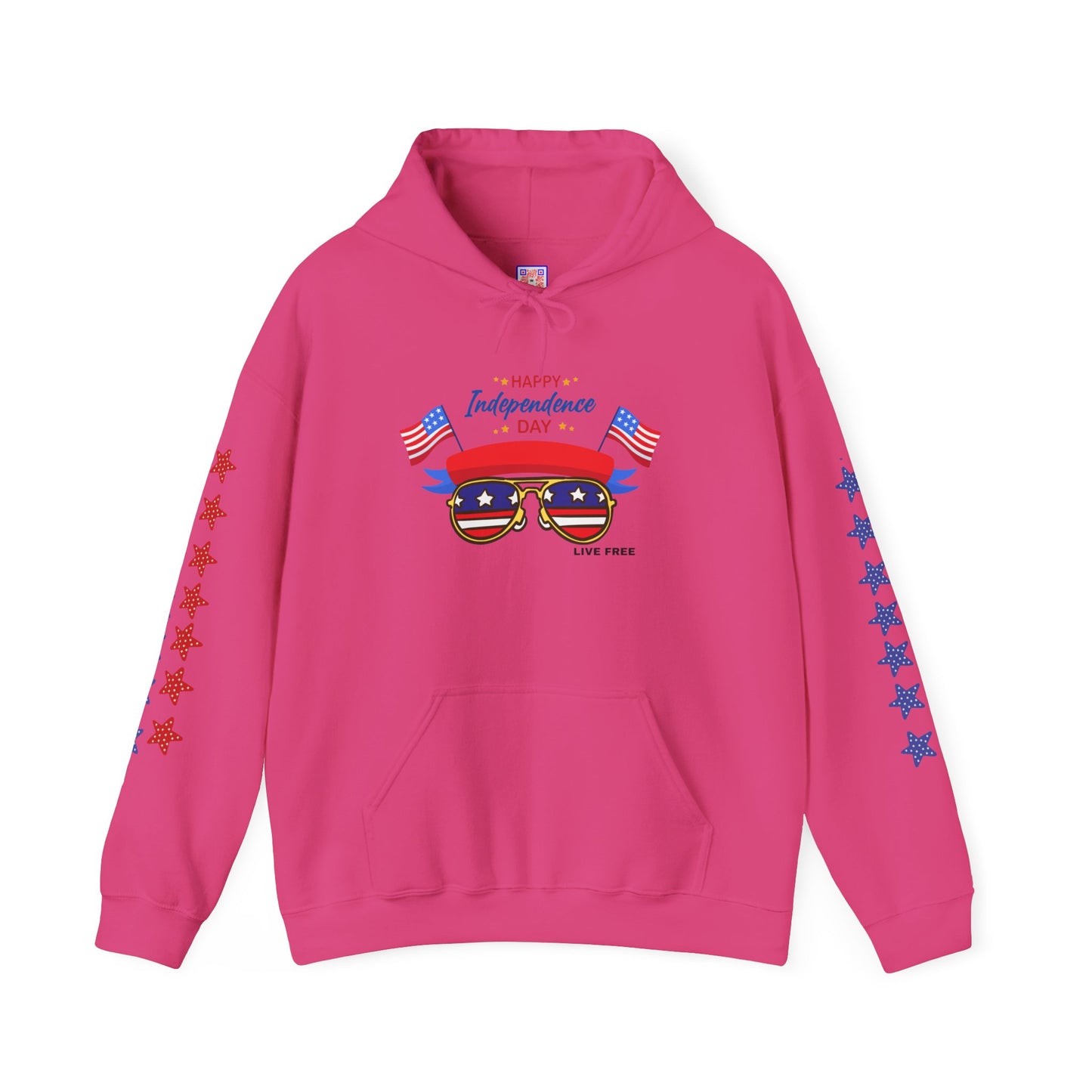 United & Unstoppable – 4th of July QR Hoodie