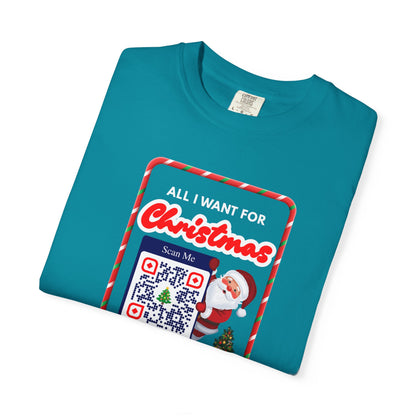 Unisex Christmas Spirit Garment-Dyed Shirt
