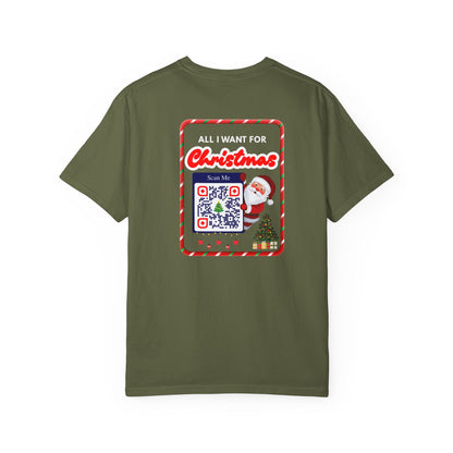 Unisex Christmas Spirit Garment-Dyed Shirt
