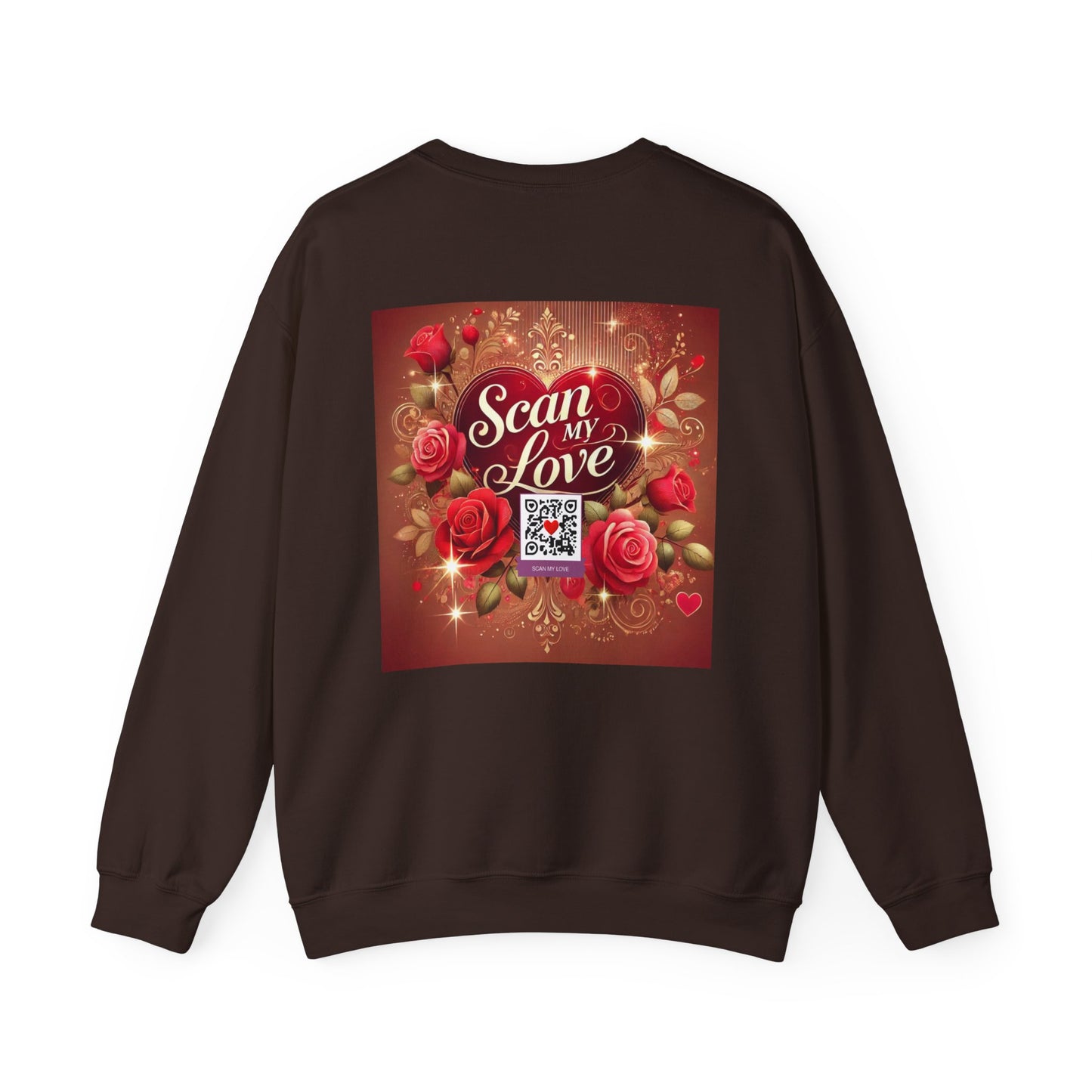 Scan My Love - Unisex Heavy Blend™ Crewneck Sweatshirt