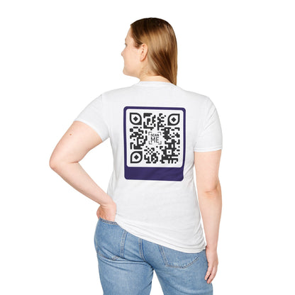 QR Tee shirt - Scannable 'Awesome' Design
