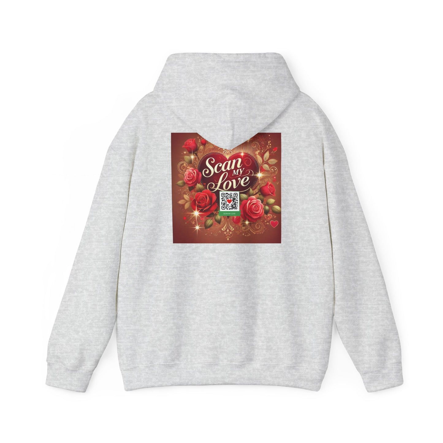 Scan My Love - Unisex Heavy Blend™ Hooded Sweatshirt