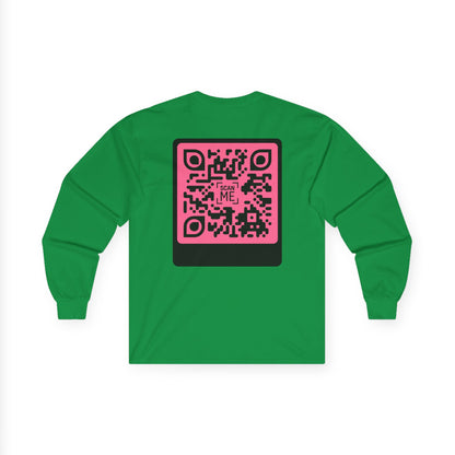 Scannable 'Someone Loves You' QR Long Sleeve Tee
