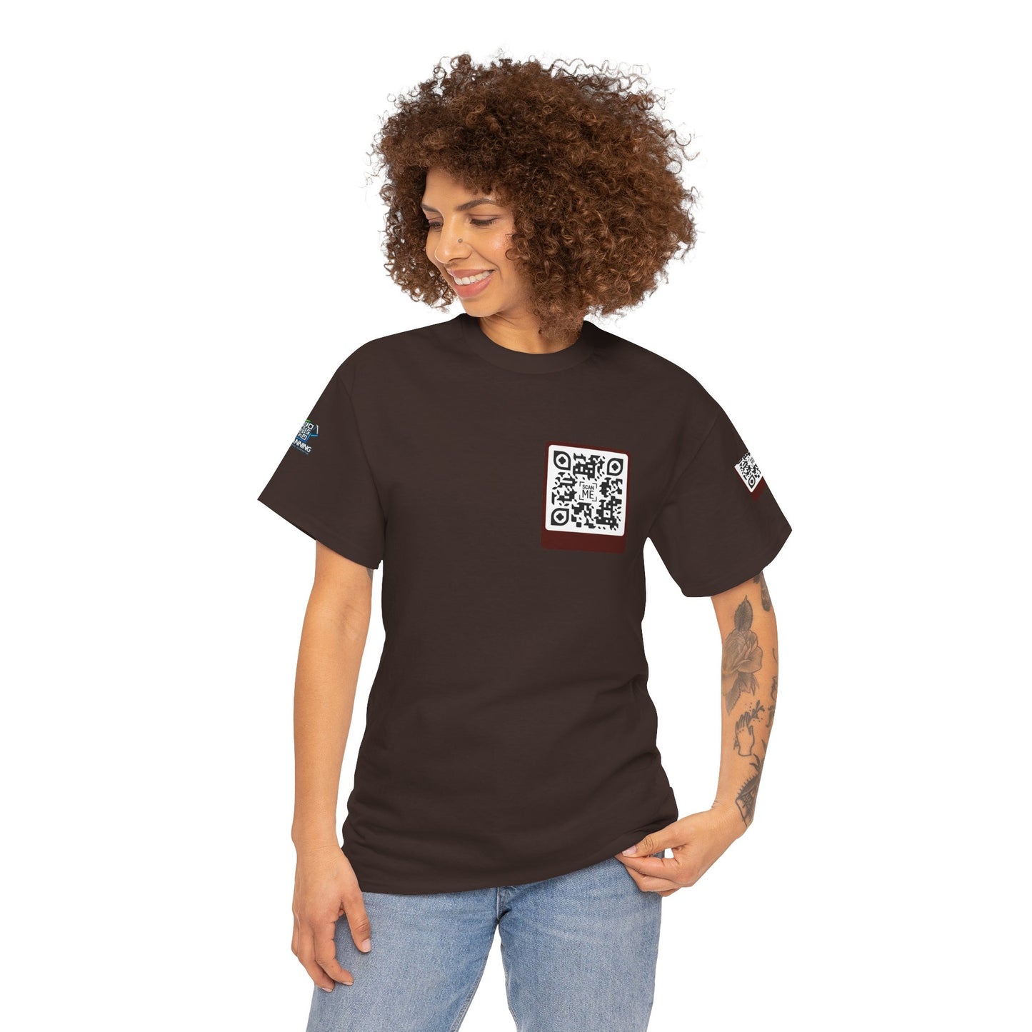 Scannable 'Smile' QR Code Tee