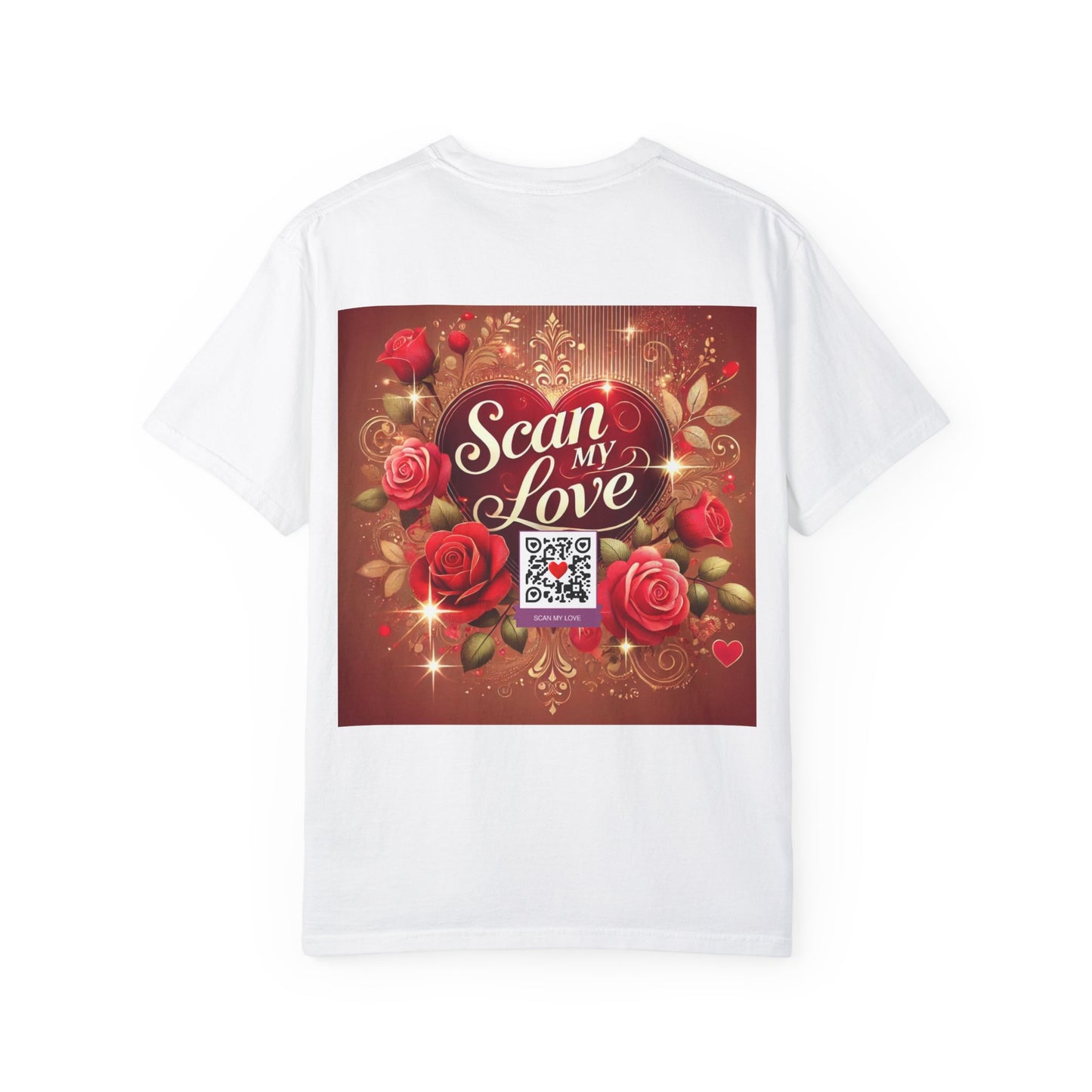 Scan My Love - Unisex Garment-Dyed T-shirt