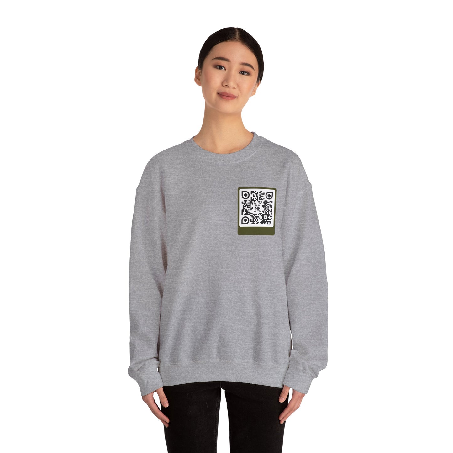 Scannable ‘Spread Love’ QR Sweatshirt