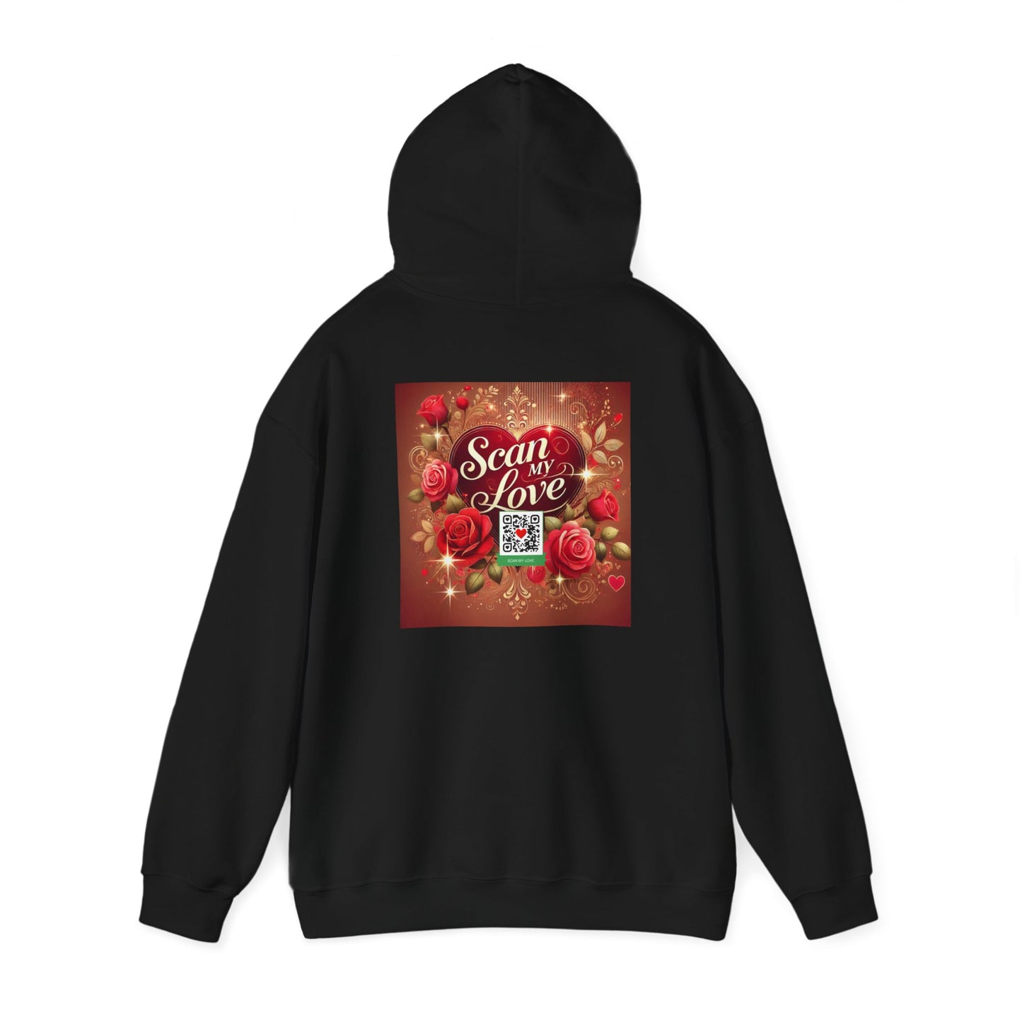 Scan My Love - Unisex Heavy Blend™ Hooded Sweatshirt