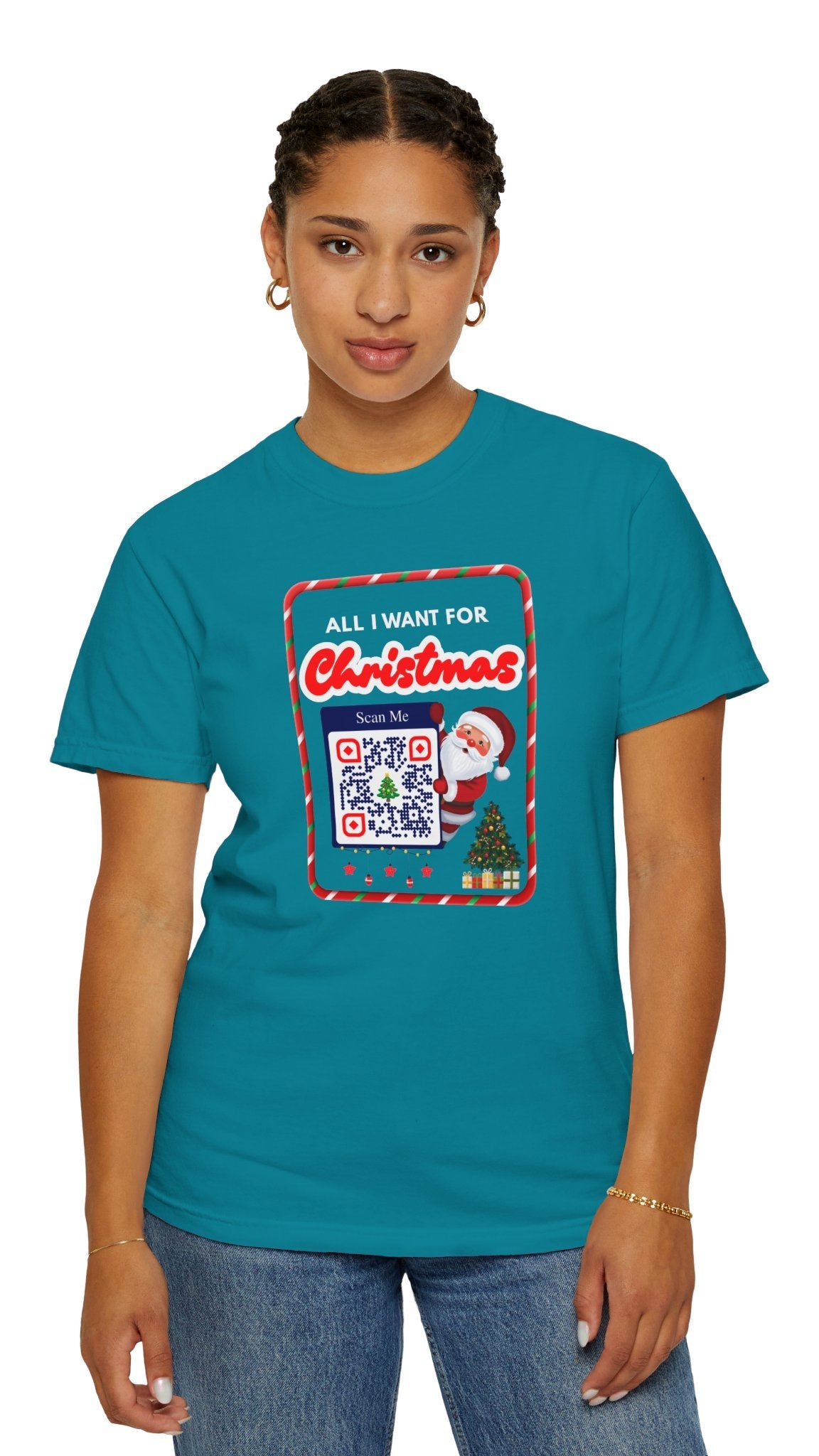 Unisex Christmas Spirit Garment-Dyed Shirt