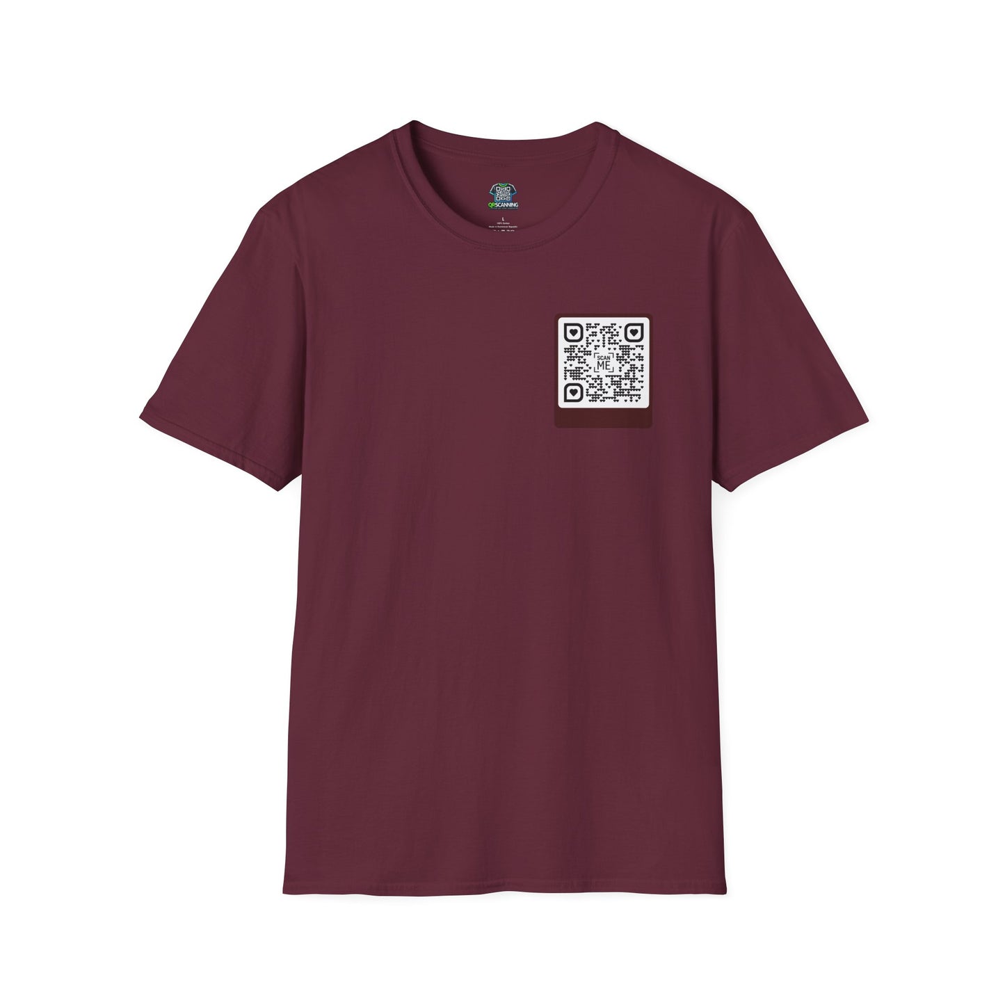 Scannable ‘Spread Love’ QR Code T-shirt