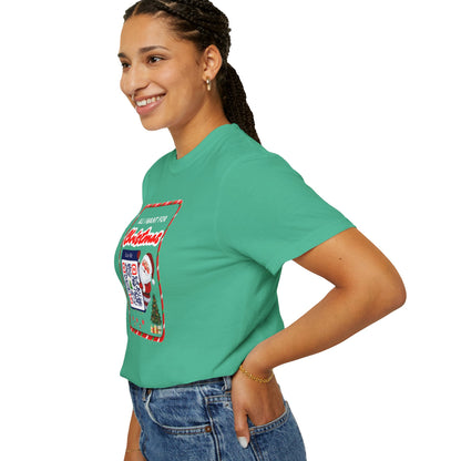 Unisex Christmas Spirit Garment-Dyed Shirt