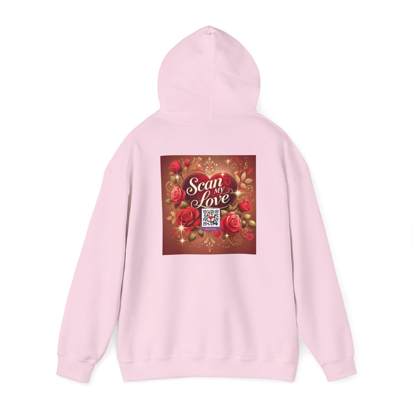 Scan My Love - Unisex Heavy Blend™ Hooded Sweatshirt