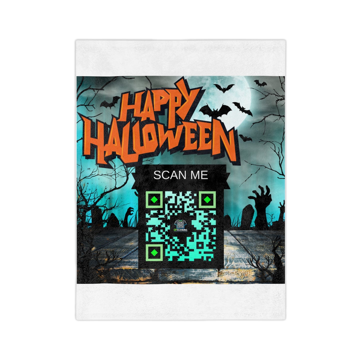 Midnight Comfort QR Blanket
