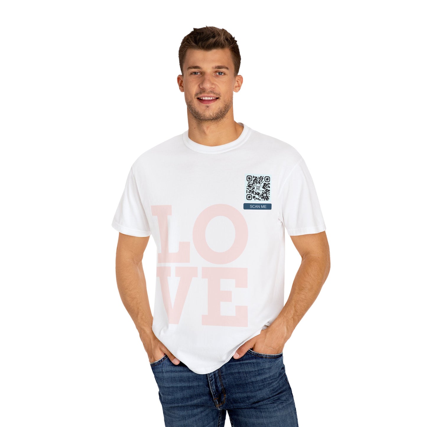 Let Love Lead Unisex Washed Tee
