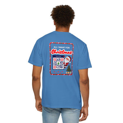 Unisex Christmas Spirit Garment-Dyed Shirt