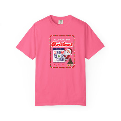 Unisex Christmas Spirit Garment-Dyed Shirt