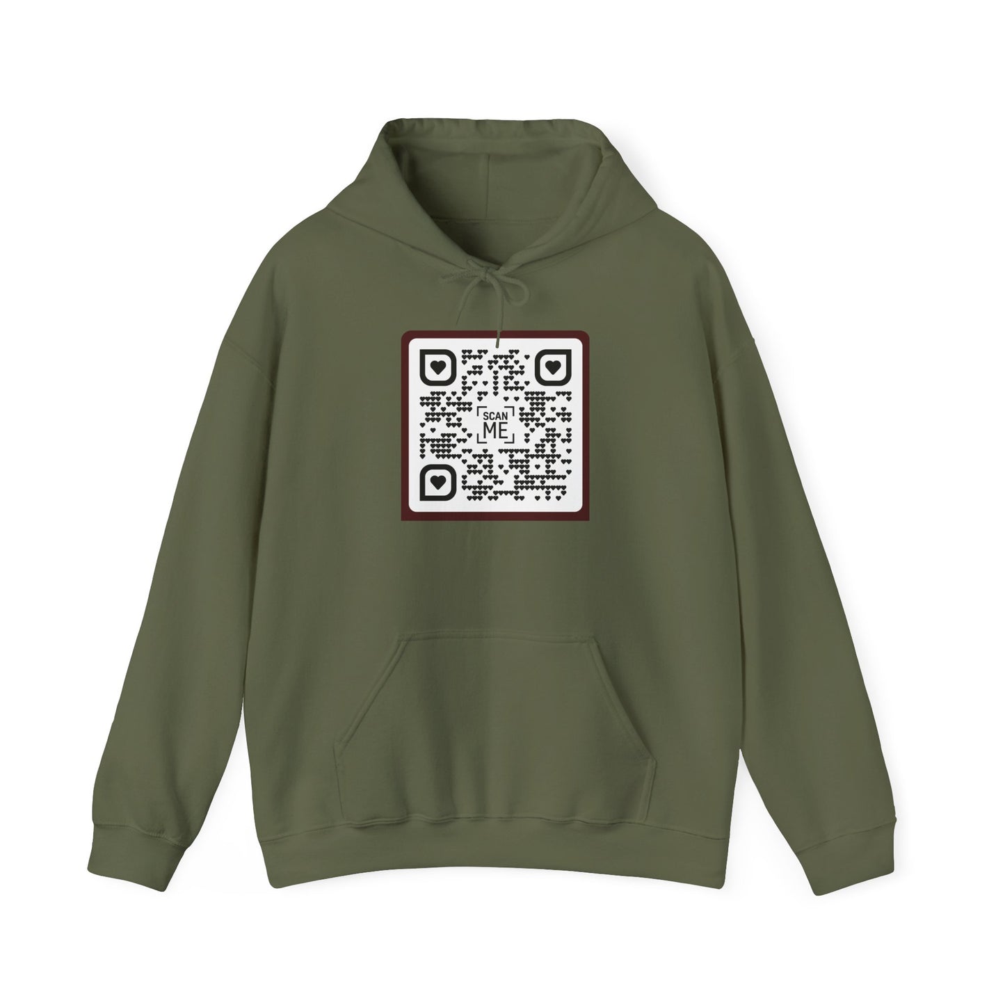 Scannable ‘Spread Love’ QR Hoodie