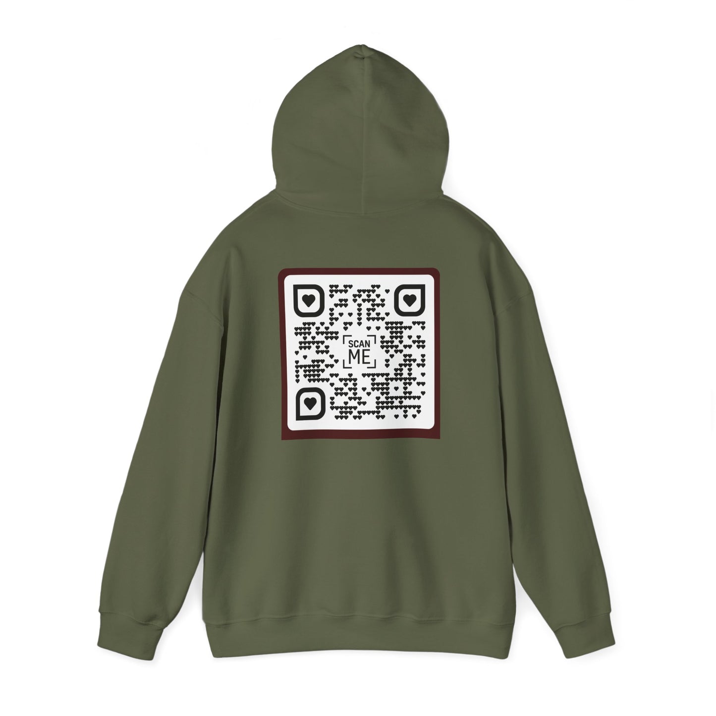 Scannable ‘Spread Love’ QR Hoodie