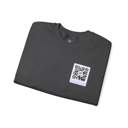 Scannable 'Someone Loves You' QR Crewneck Sweatshirt