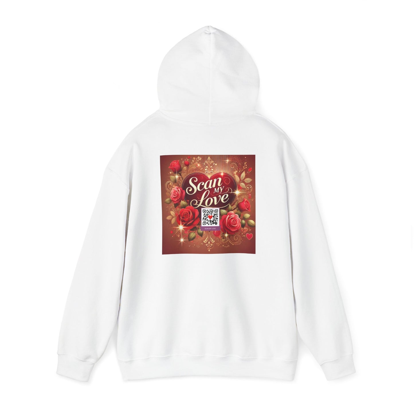 Scan My Love - Unisex Heavy Blend™ Hooded Sweatshirt