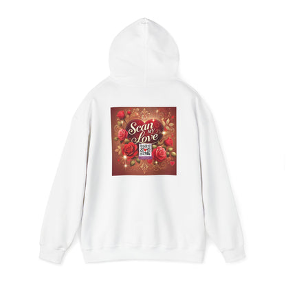 Scan My Love - Unisex Heavy Blend™ Hooded Sweatshirt
