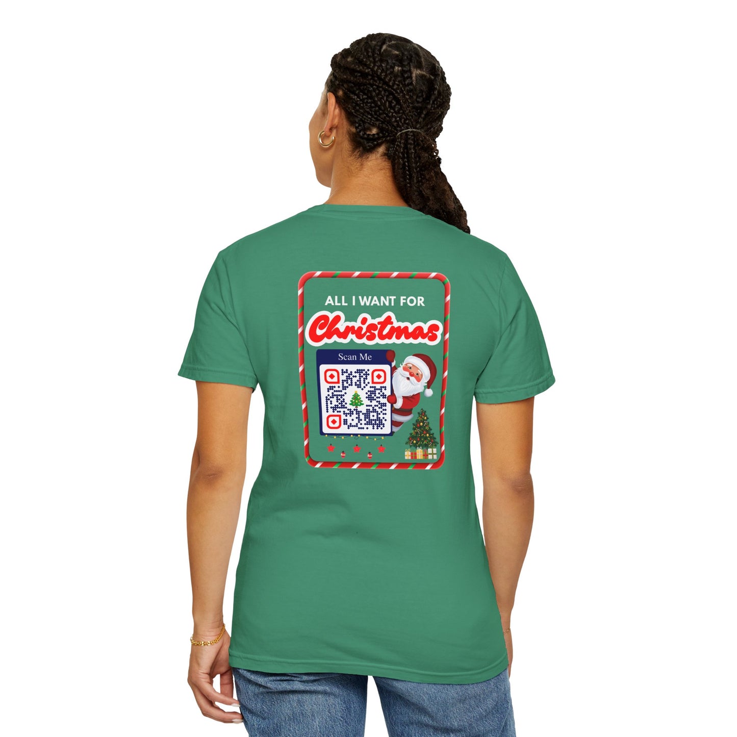 Unisex Christmas Spirit Garment-Dyed Shirt