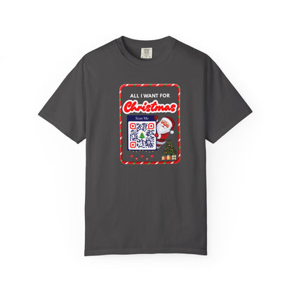 Unisex Christmas Spirit Garment-Dyed Shirt