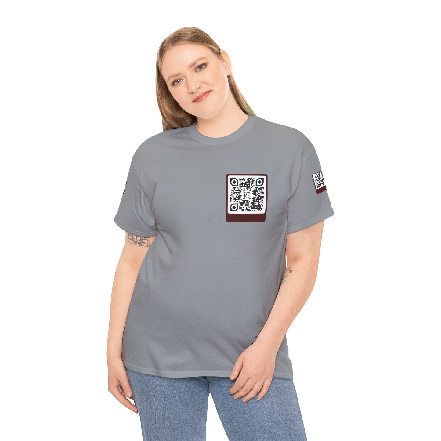 Scannable 'Smile' QR Code Tee