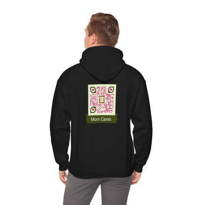 Unisex QR Code Hoodie – Wear Your Love for Mom