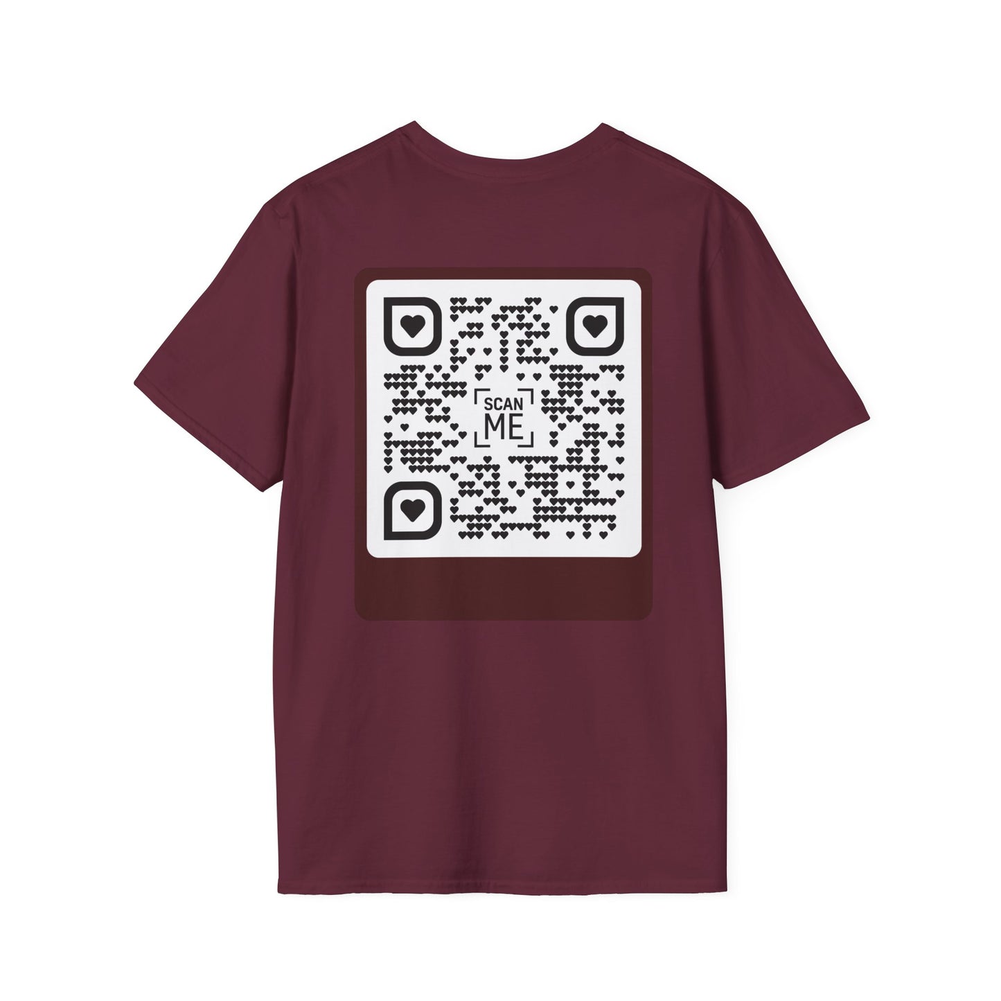 Scannable ‘Spread Love’ QR Code T-shirt