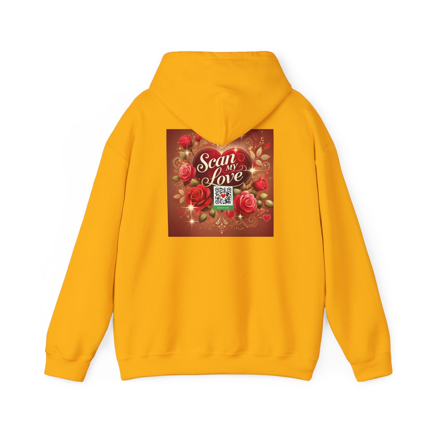 Scan My Love - Unisex Heavy Blend™ Hooded Sweatshirt