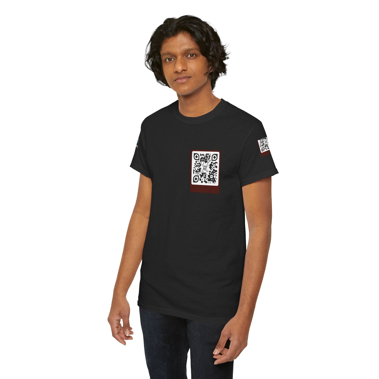 Scannable 'Smile' QR Code Tee