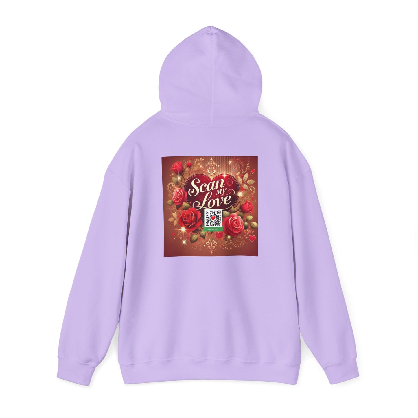 Scan My Love - Unisex Heavy Blend™ Hooded Sweatshirt