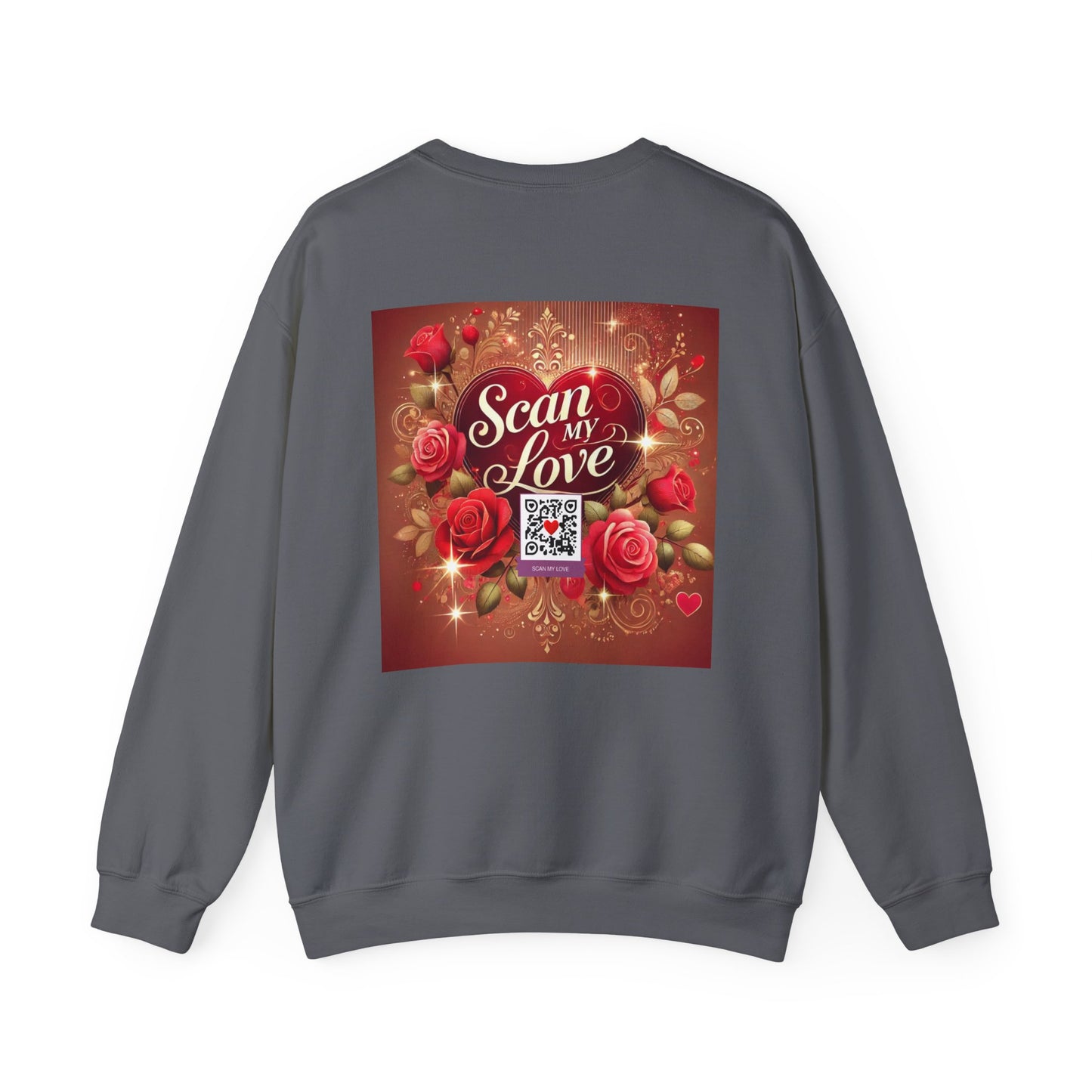 Scan My Love - Unisex Heavy Blend™ Crewneck Sweatshirt