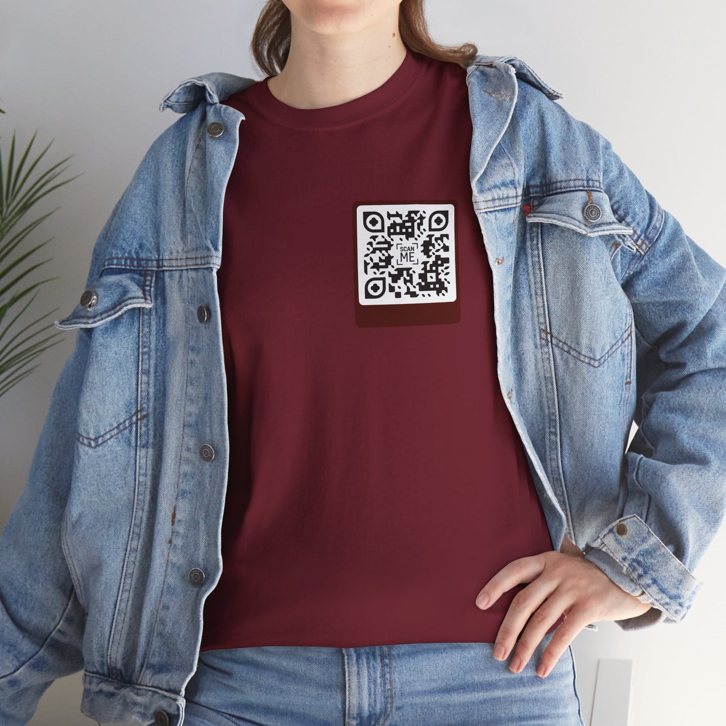 Scannable 'Smile' QR Code Tee