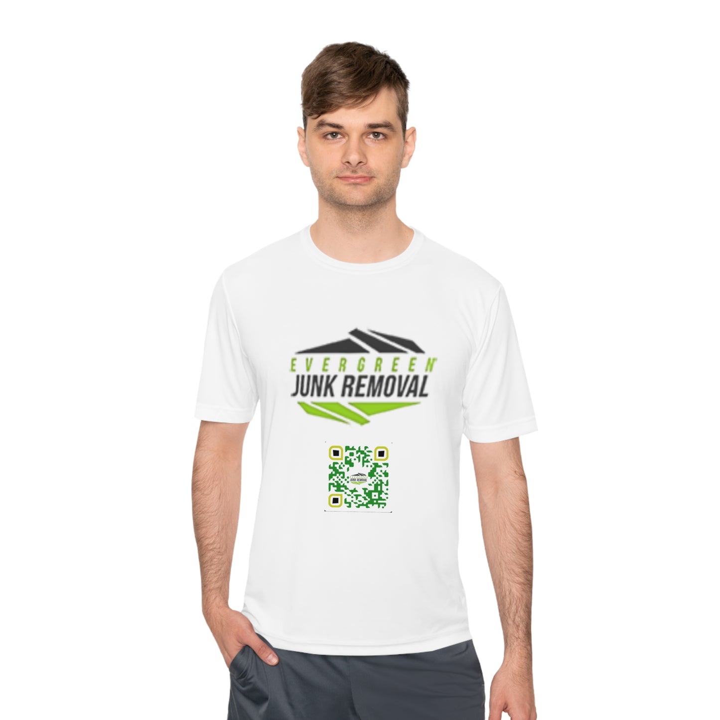 QR Custom "Evergreen" Unisex Moisture Wicking Tee