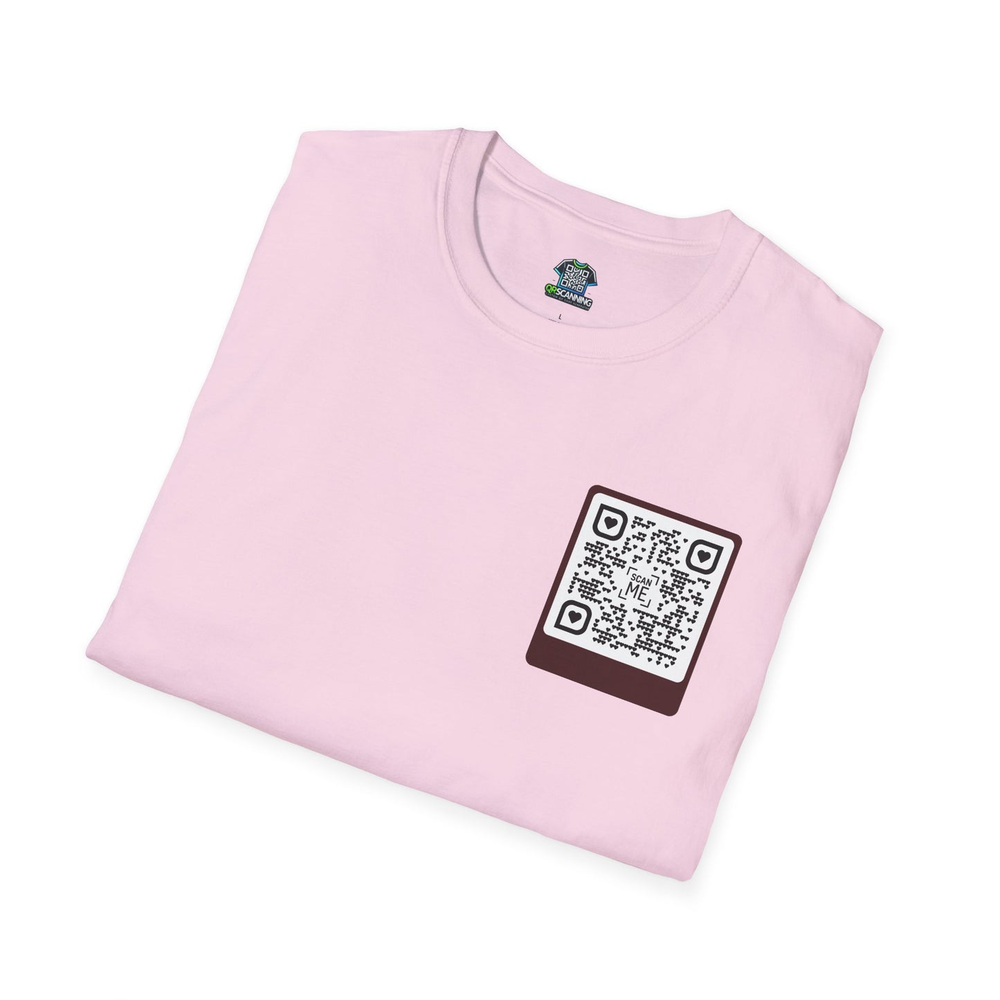 Scannable ‘Spread Love’ QR Code T-shirt