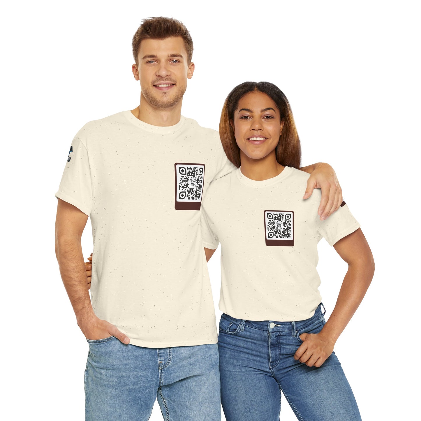 Scannable 'Smile' QR Code Tee