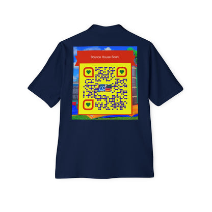 QR Custom "Sflo Bros Bounce house" Men's Piqué Polo