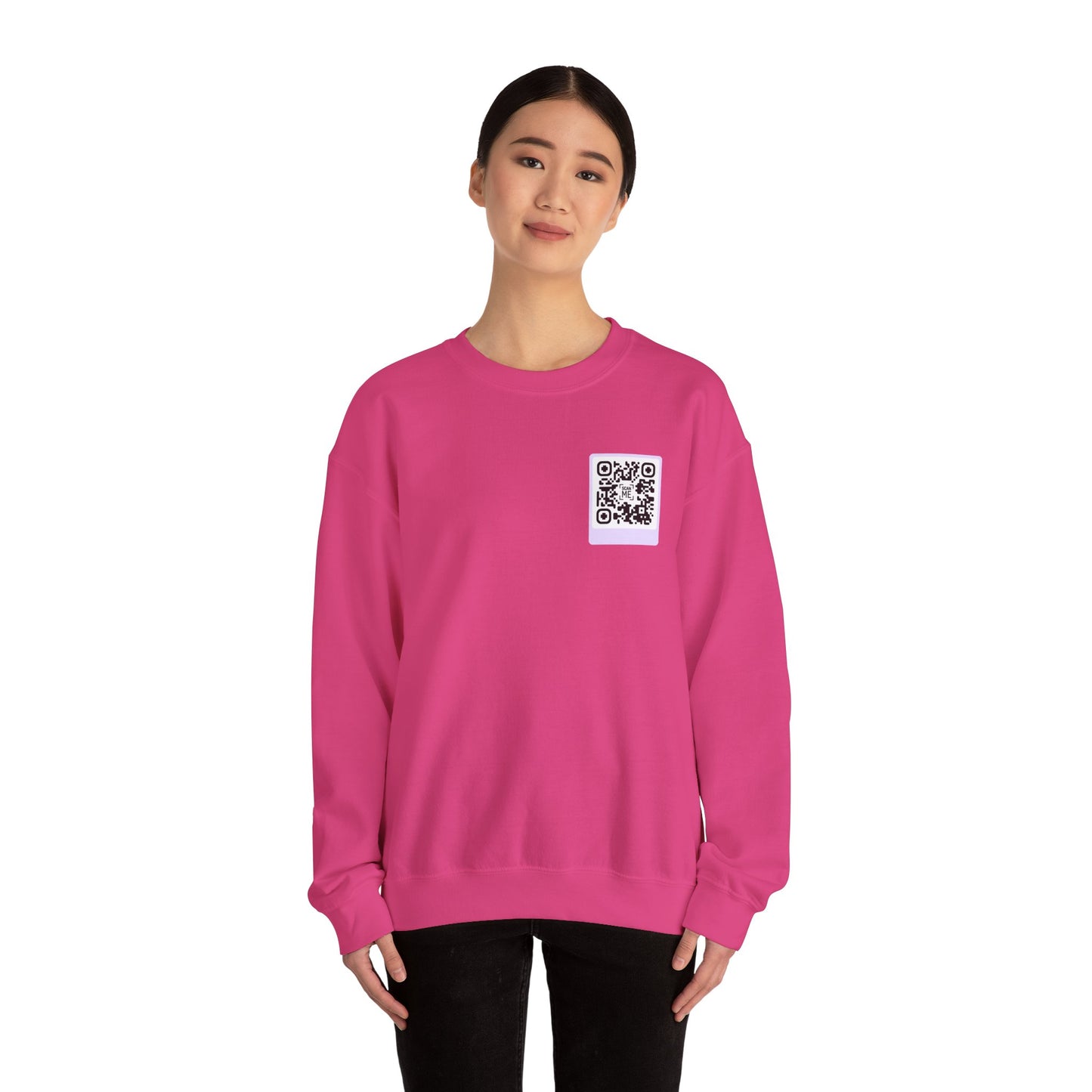 Scannable 'Someone Loves You' QR Crewneck Sweatshirt