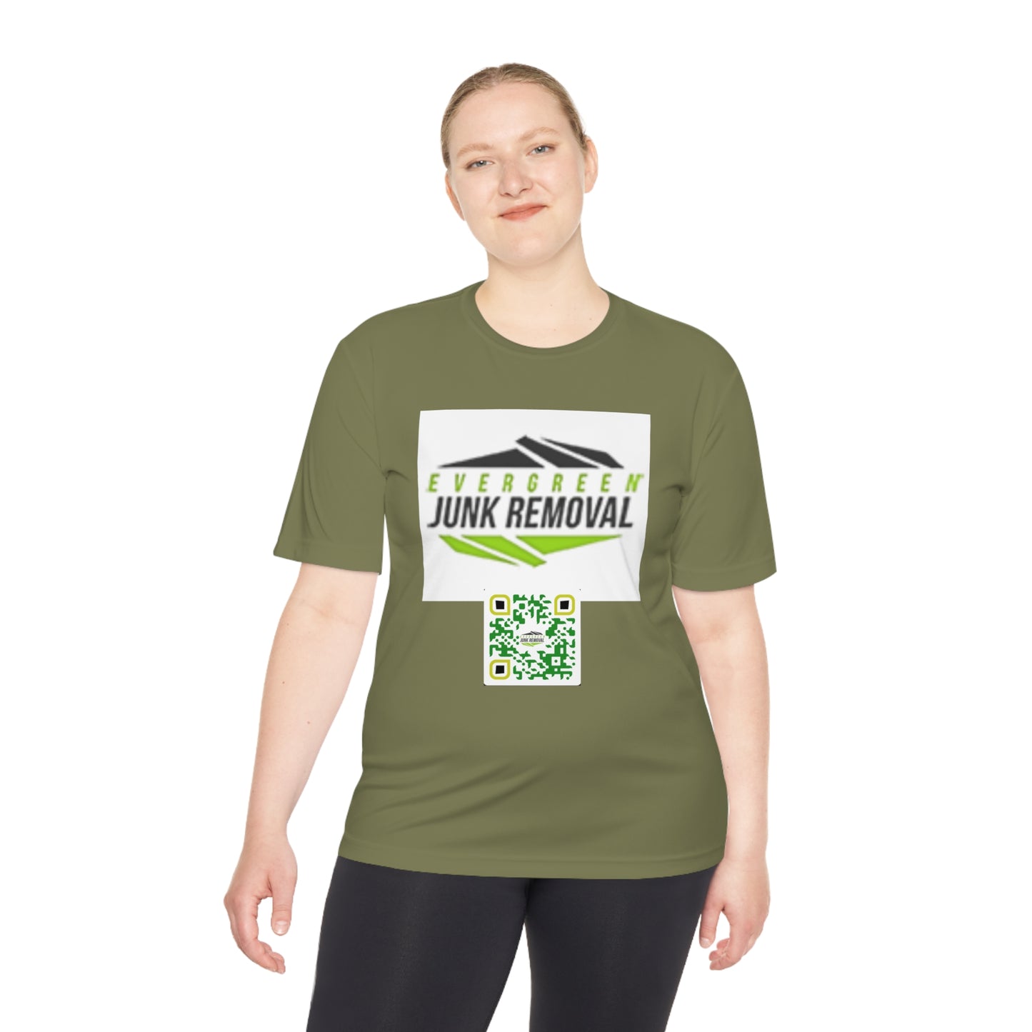 QR Custom "Evergreen" Unisex Moisture Wicking Tee