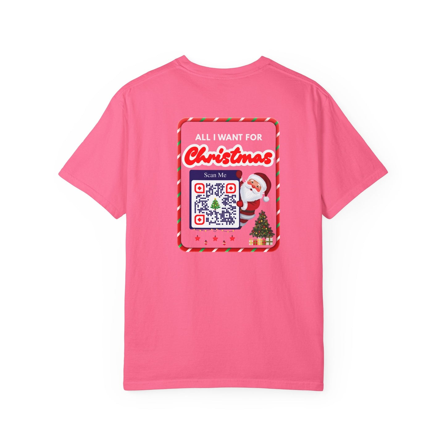 Unisex Christmas Spirit Garment-Dyed Shirt