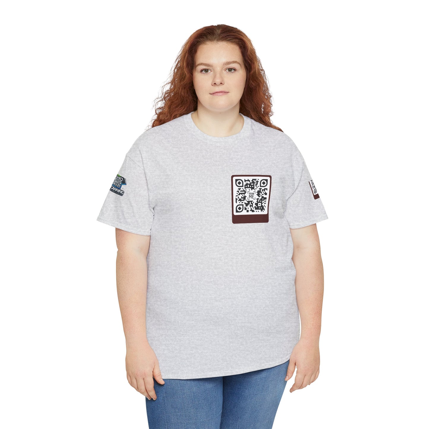 Scannable 'Smile' QR Code Tee