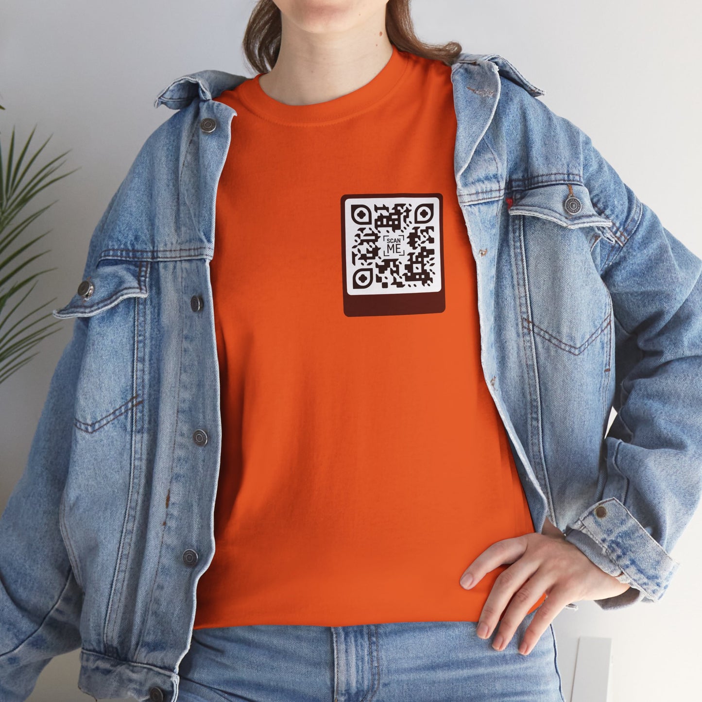 Scannable 'Smile' QR Code Tee